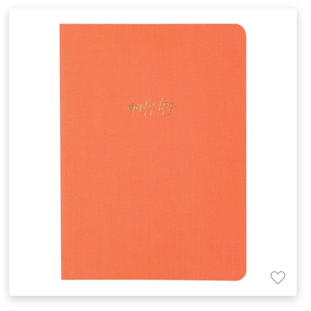 1‎ canoe2 Daily Log Guided Journal Tangerine